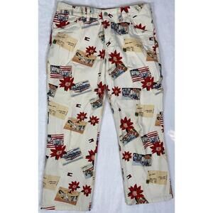 Tommy Hilfiger 8 M Americana Postcards California New York Florida Capri Jeans